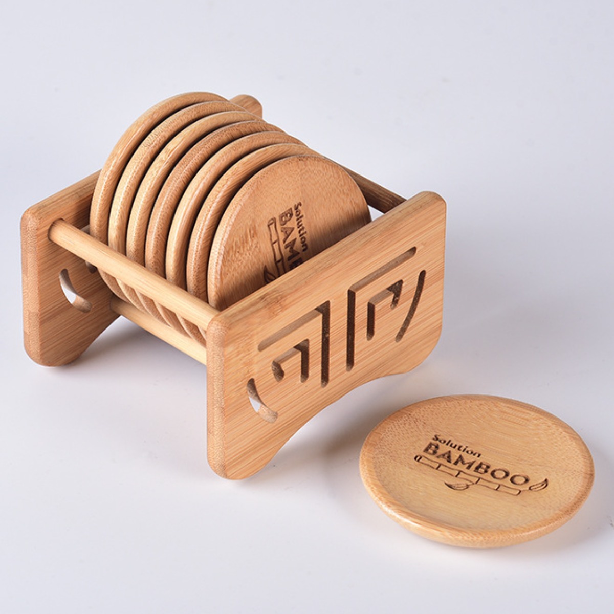 차예마을 찻잔 받침 8개 세트 신원배탁 t101, 1세트, 원목색 12,000원