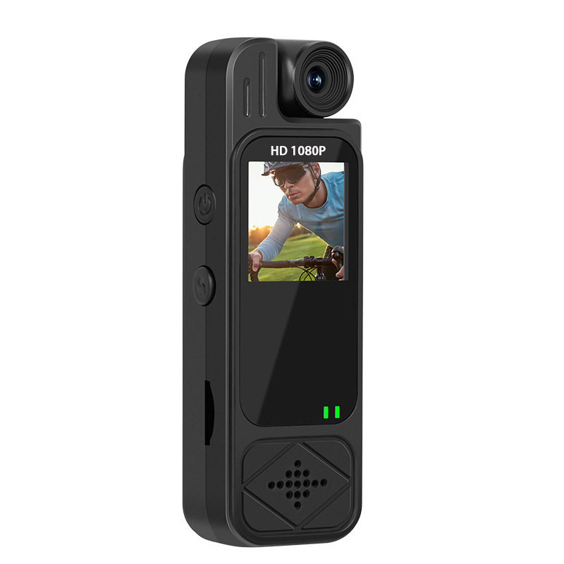 Apnoo 액션캠 2K 포켓 카메라 휴대용 1080P 고화질 화면 초소형 바디캠 180도 회전 렌즈 웨어러블 바디캠 오토바이 자전거블랙박스 휴대용 법집행기록계 25,200원