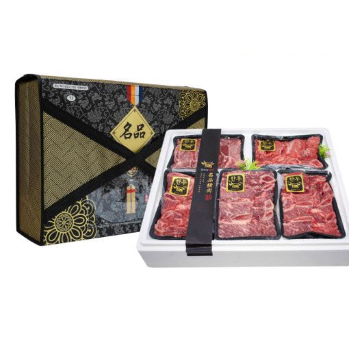 김씨네한우 마장동 한우 투뿔 찜갈비 2팩 선물 세트 설날 추석 명절 소고기 갈비찜, 1개 100,000원