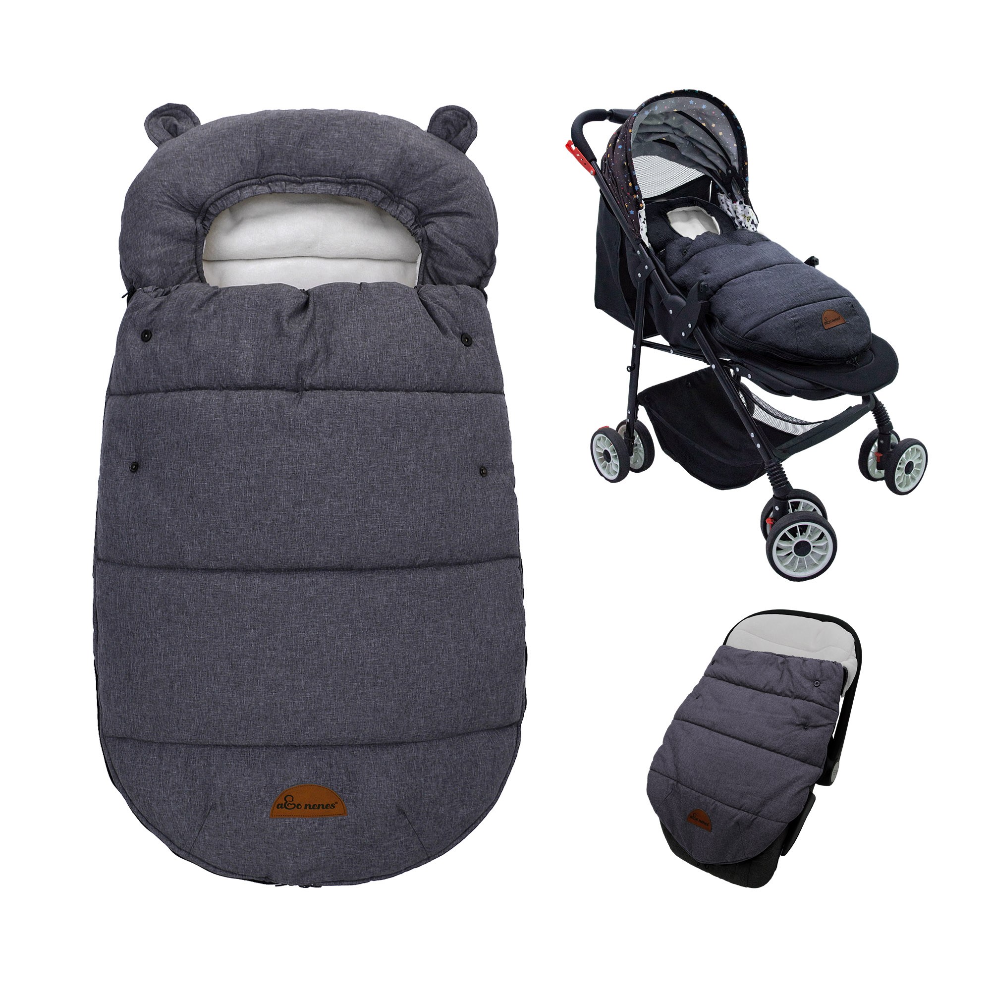 미라클 베이비 육아 곰 보온 유모차 외출용 침낭 40,900원