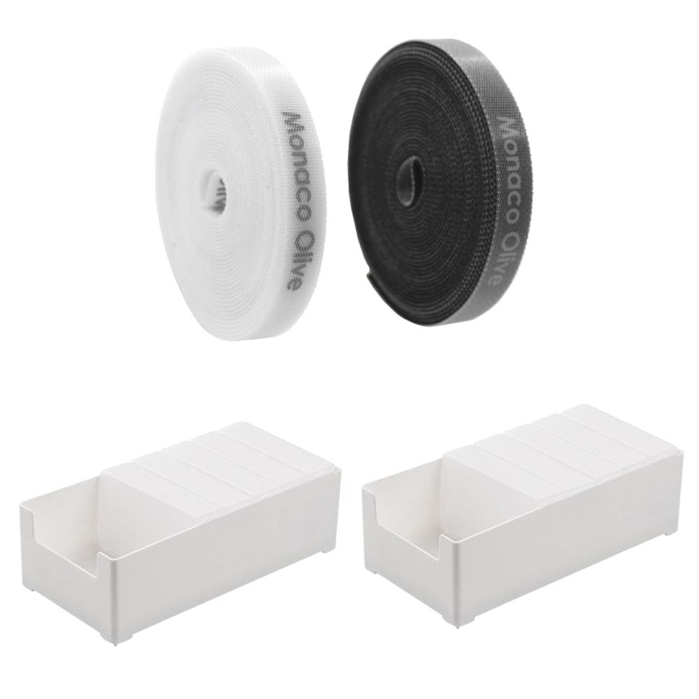 모나코올리브 케이블 포켓 10p + 전용 케이스 중형 2p + 벨크로타이 2종 세트 6,800원