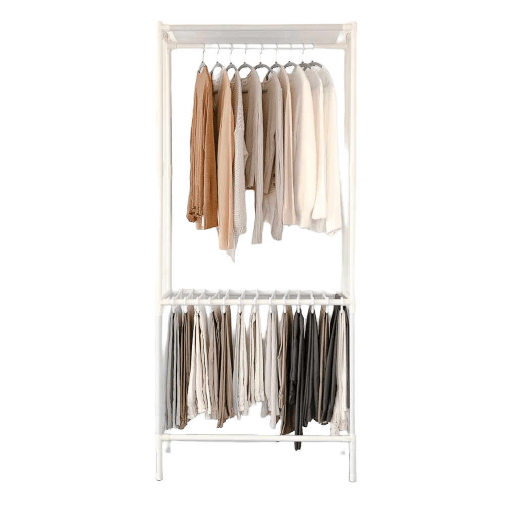 견고한 실용적인 무볼트 드레스룸 조립식 싱글 바지걸이 행거 58,080원