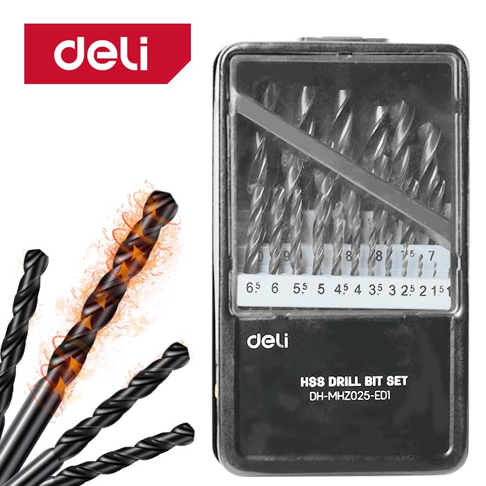 델리툴즈 HSS 드릴 비트 25종 세트 전동 드릴날, 1개 30,800원