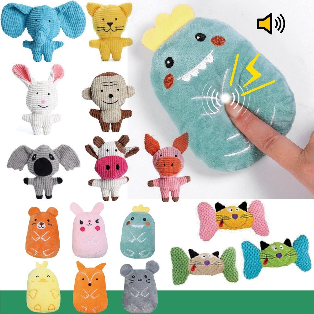 멍멍집사 삑삑이 바스락 장난감 인형 터그놀이 치석제거 이갈이 16종, 옵션 C 3종 세트, 1세트 13,900원