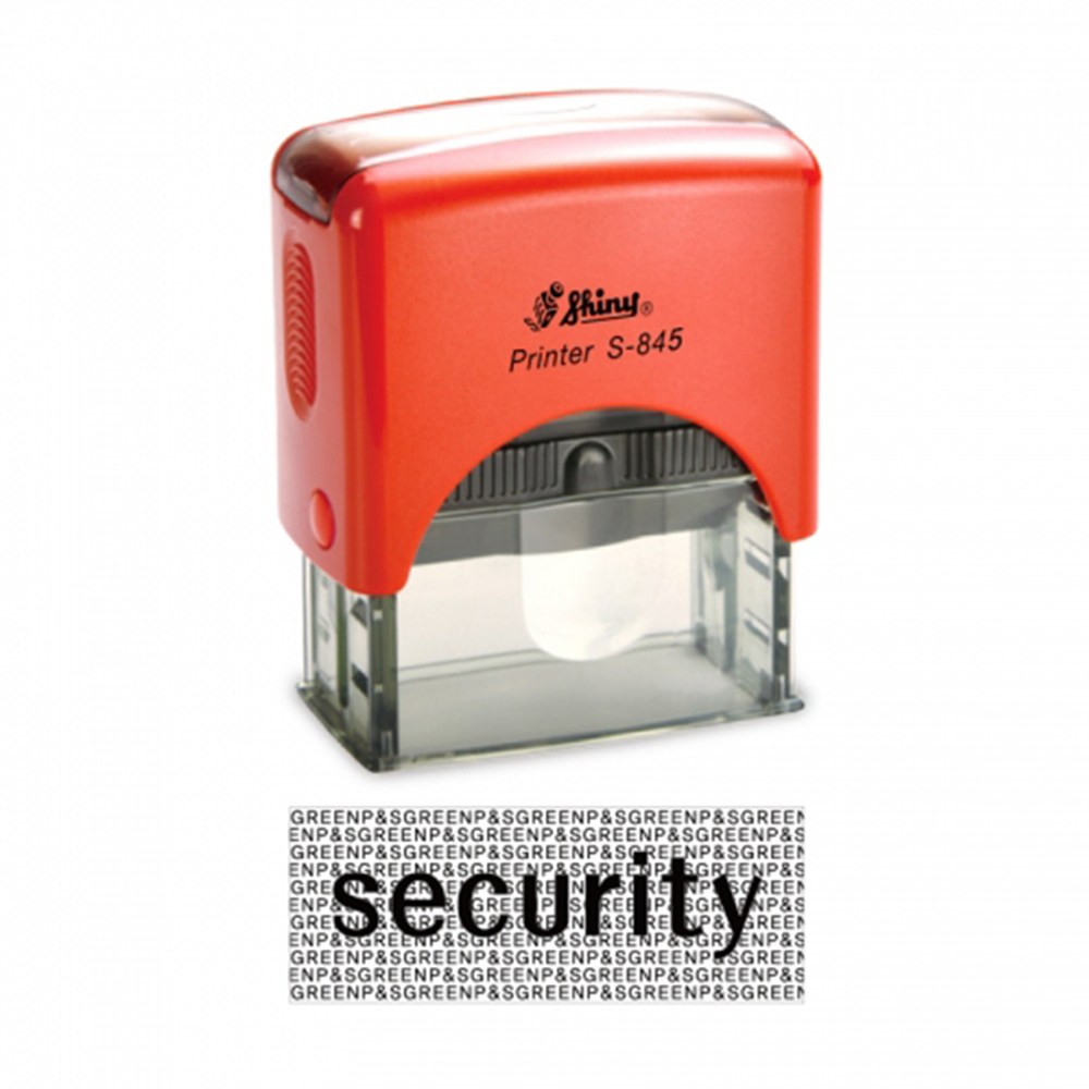 개인정보보호 스탬프 (대) S-845_먹색잉크 안전 보안 서류 택배 20,000원