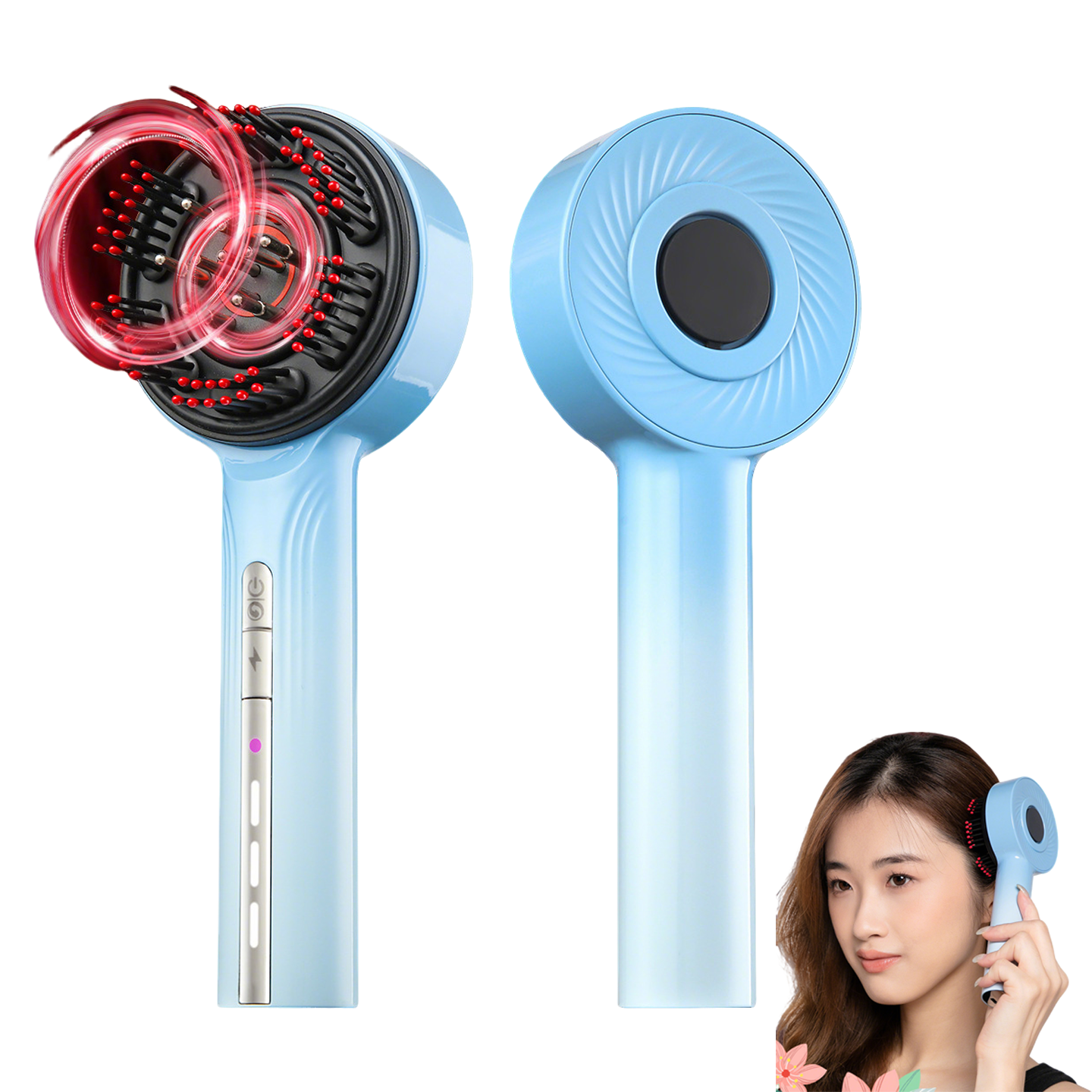 PYHO EMS 두피마사지기 헤어부스터 무선 진동 저주파 방수 스프레이 두피관리기 48,600원