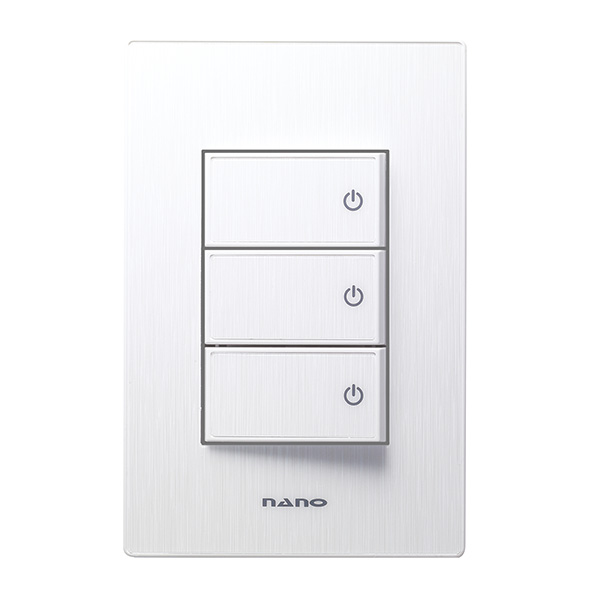 나노전기 아트2 화이트 3구 단로 스위치, 1개 4,580원