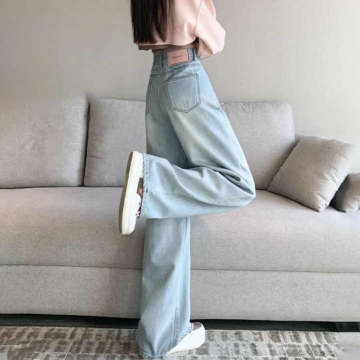 TOONIES 여성 하이웨이스트 와이드 일자 청바지 11,210원