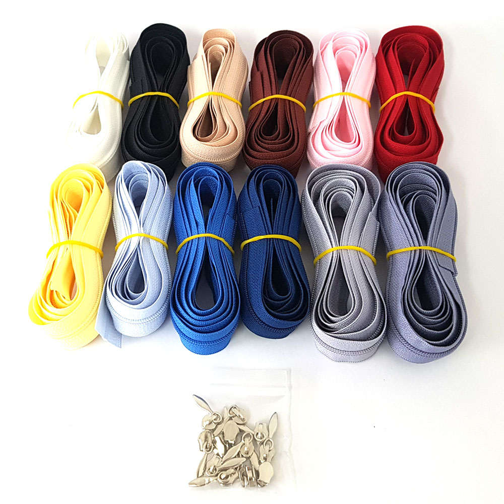 잘라쓰는 지퍼 2마 12종 SET + 눈물 슬라이드 12개 15,500원