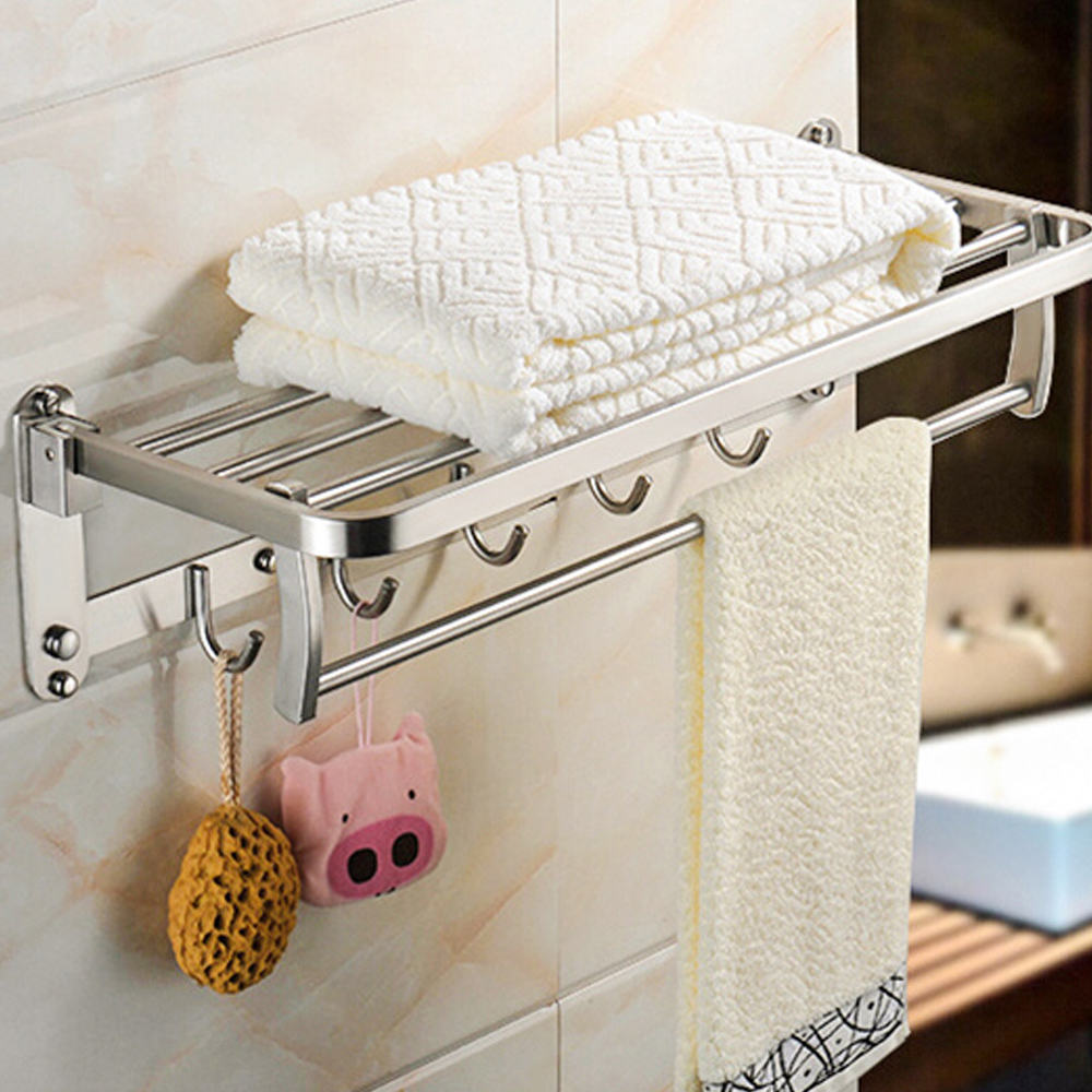 21세기트랜드 고급 접이식 호텔 수건걸이, 단일 색상, 1개 41,600원