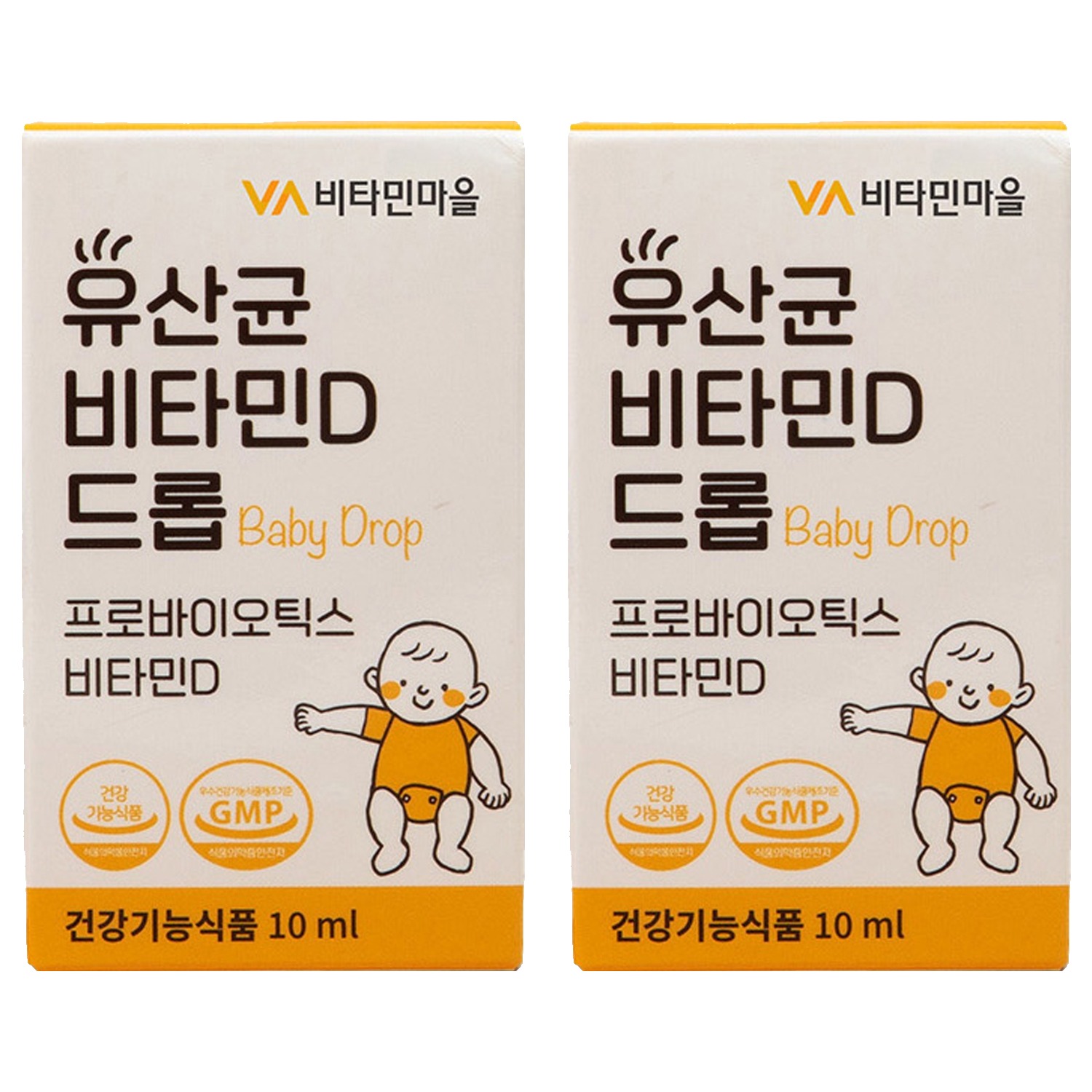 비타민마을 유산균 비타민D 베이비 드롭, 10ml, 2개 29,900원