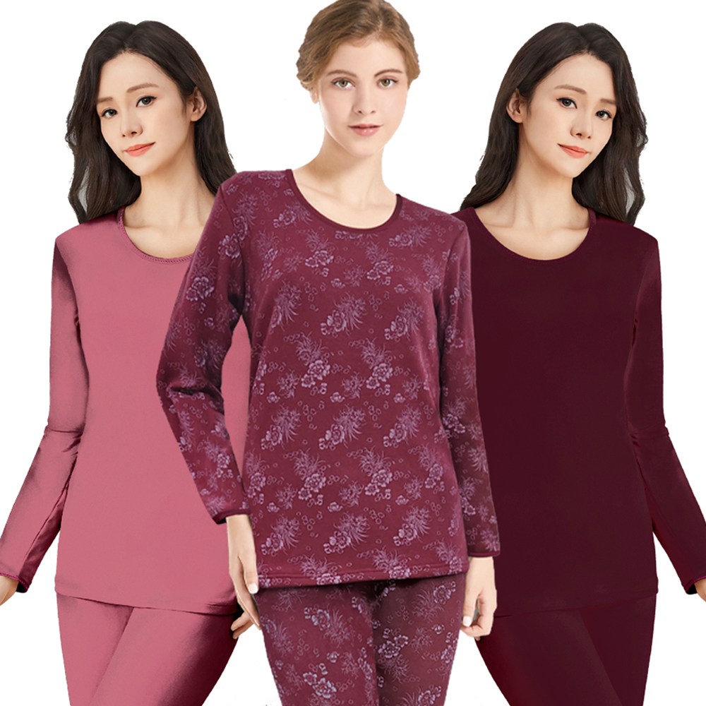 라온피플 여성 융털 밍크 프리미엄 양모 내의 세트 BWLG-2504/2505 24,690원