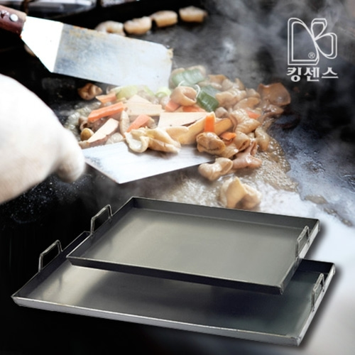 [인덕션겸용] 무쇠사각철판, 1개, 사각철판 3T - 중 46,000원