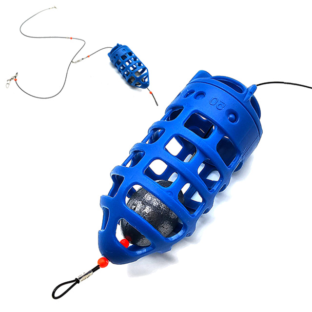 백경 다모아 수제 플라스틱 카고 밑밥량 조절가능 원투 카고망 채비 일체형 BK-1410, 1개, 중 2,390원