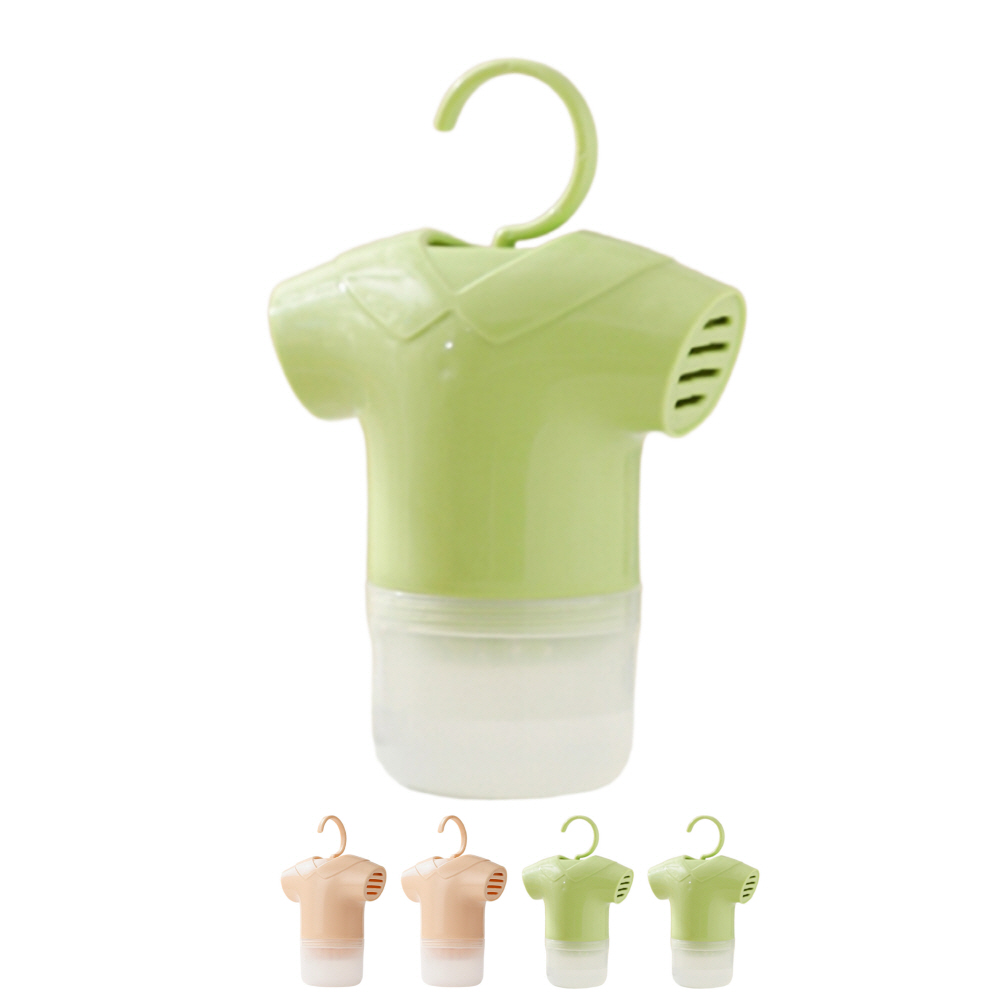 OHO 옷걸이형 제습제 리필 용기 5개 그린, 베이지 색상랜덤 옷장용+신발장용  친환경 반영구 재사용 12,500원