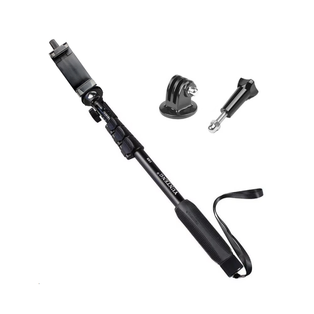 YT188 셀카봉 거치대 콘서트 핸드폰 고프로 액션캠 카메라 스마트폰 삼각대, 188셀카봉+액션캠마운트, 1개 14,000원