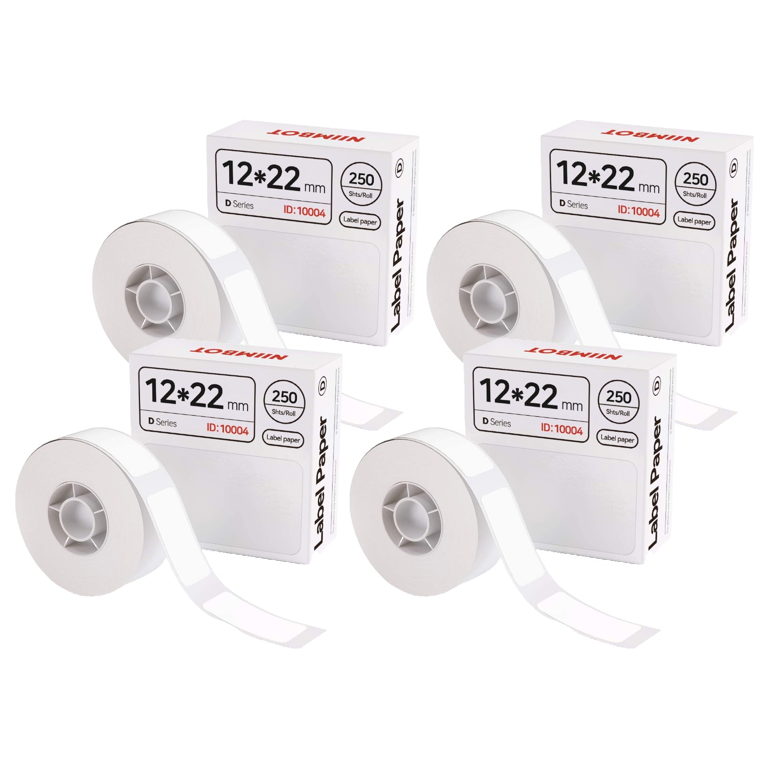 님봇 D11/D110 프린터 전용 라벨지 화이트 12 x 22 mm 24,000원