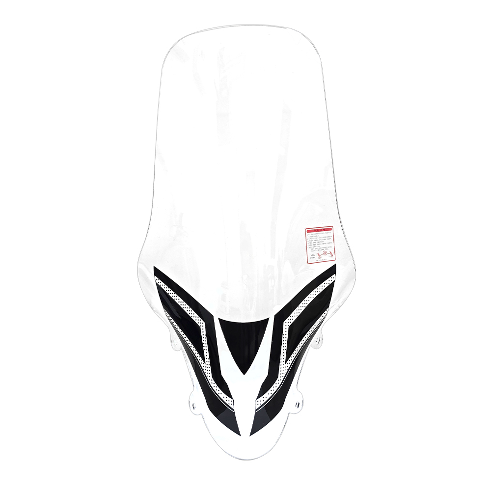 21-24년 PCX 롱 스크린 오토바이 윈드 국산 스크린 바람막이 77cm, 1개 79,000원
