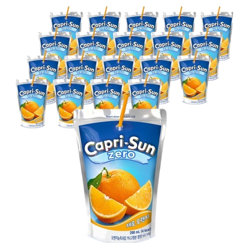 카프리썬 제로 오렌지 음료, 20개, 200ml 9,360원