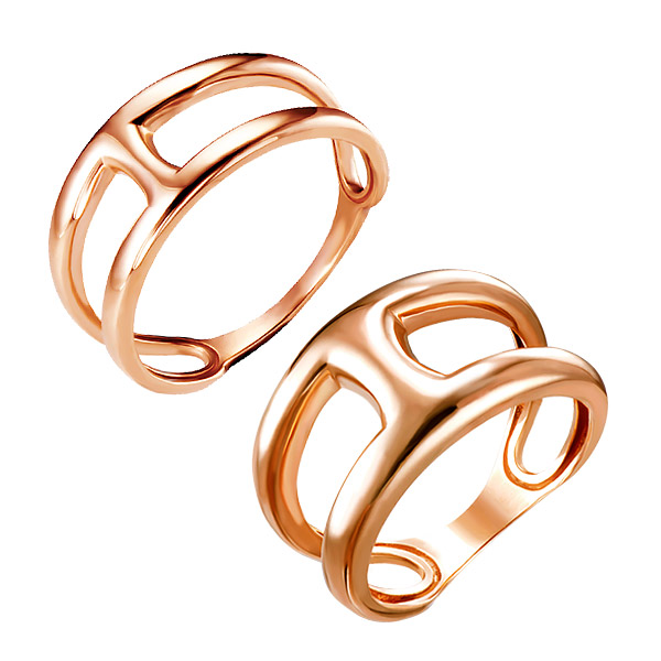 골드앤 14K 소프트라인 반지 중/대 볼드 H 유니크 포인트 데일리 심플 선물추천 569,100원