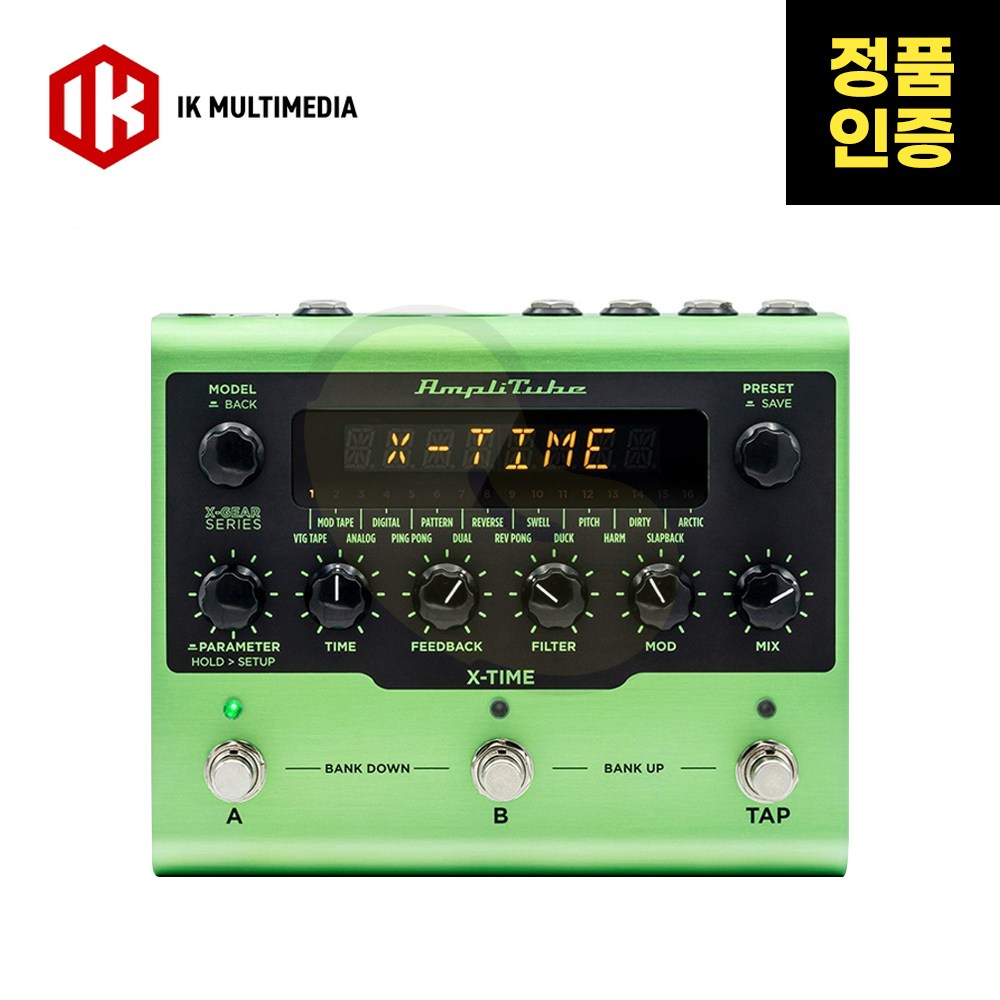 IK MULTIMEDIA(아이케이 멀티미디어) AmpliTube X-TIME 딜레이 페달 448,000원