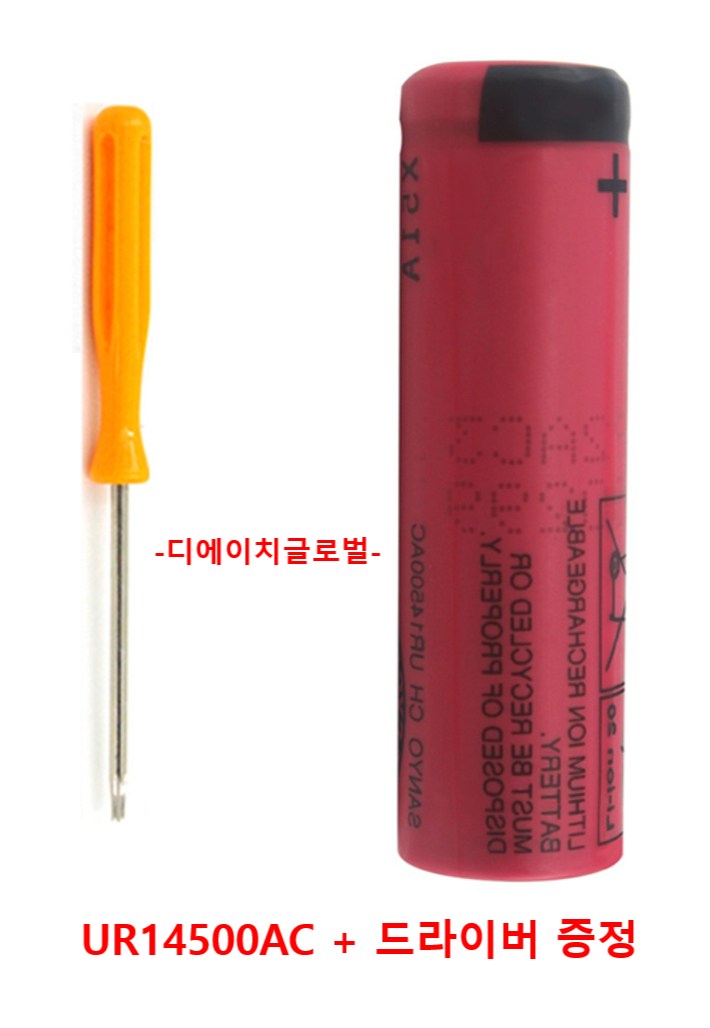 SANYO 리튬 이온 배터리 UR14500AC 전기 면도기 호환 BRAUN S5 S6 S7 S51 53B/73S 4200 시리즈 3.7V 740mah 22,400원