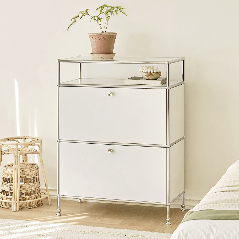 아씨방가구 바인 미드센츄리 3단 거실 모듈 수납장 800 299,000원