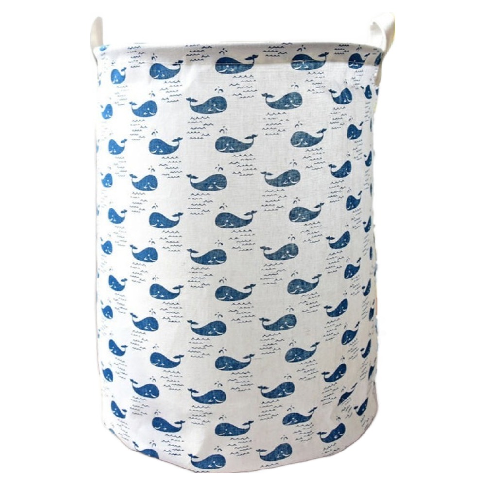 디오셀 패브릭 접이식 원형 장난감 빨래 바구니, 돌고래 3,230원