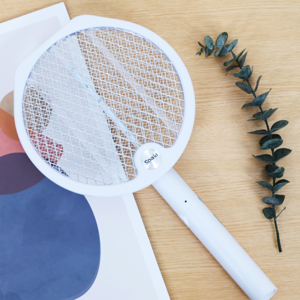 솔룸 스마트 2in1 충전식 전기모기채 파리채 & 포충기 34,800원