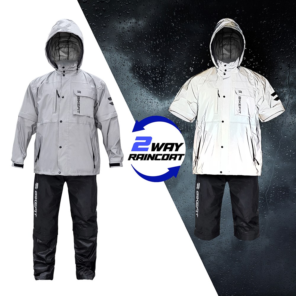 바이크핏 오토바이 우비 반팔/긴팔 바람막이 배달 캠핑 낚시 상하세트 비옷 85,010원