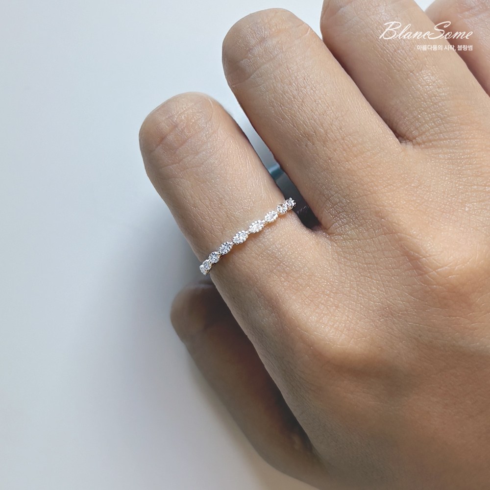 925실버 인피니티 하프컬러 실버가드링 은반지 이터니티링 테니스반지 1.5mm/2mm 24,900원