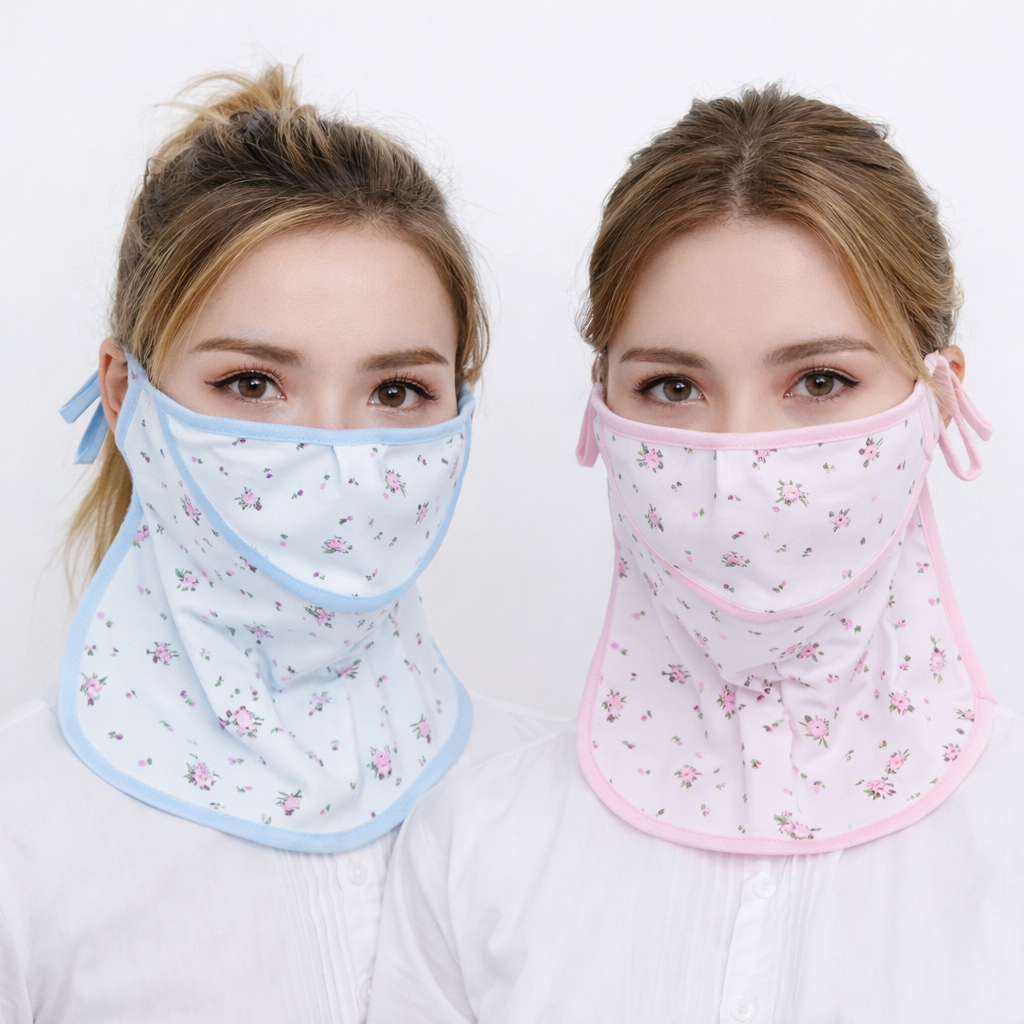 [ UV ] 1+1 모이플 골프 숨쉬기편한 마스크 안면 얼굴햇빛가리개 자외선차단 여름, 1세트, 블루+블루 12,900원