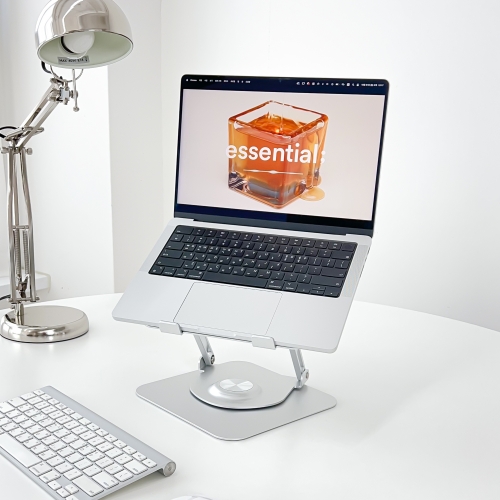 라라밤 프리미엄 360도 회전 높이 각도 조절 접이식 노트북 거치대, 노르딕 실버, 1개 32,900원