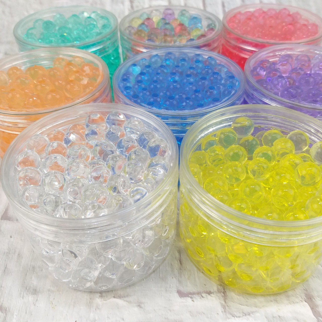 미네끄네 납짝이 고투명용기 있는그대로 식물키우기 개구리알 수경재배 수정토 소일 감촉놀이, 8개 13,200원