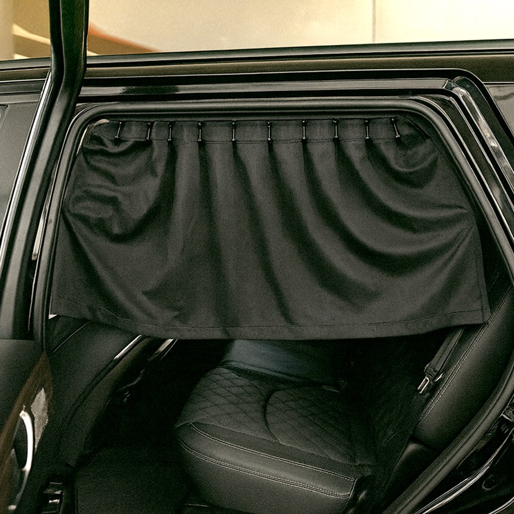 벤비아 모하비 리무진커튼 세트 뒷좌석 커텐 암막 햇빛가리개 사생활보호 차박 썬쉐이드 마스터피스 모든연식 00822, 뒷좌석 세트 검정, 1세트 38,500원