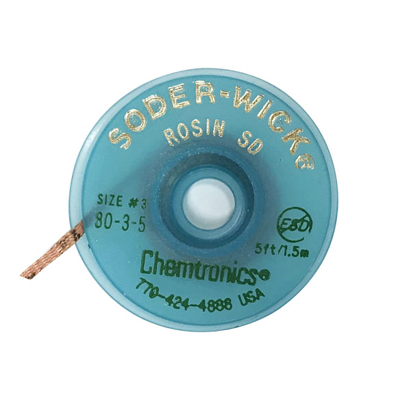 켐트로닉스솔더윅 80-3-5 2.0x1.5m 솔더위크 납땜제거 3,100원
