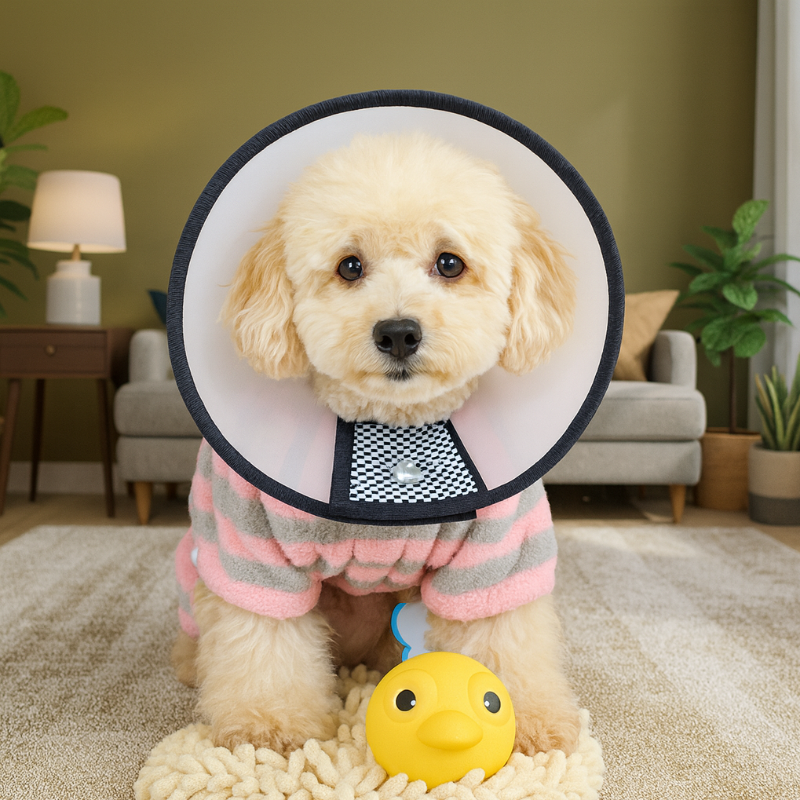 강아지 고양이 상처보호 긁음방지 소프트 콘 넥카라 깔대기 7,500원