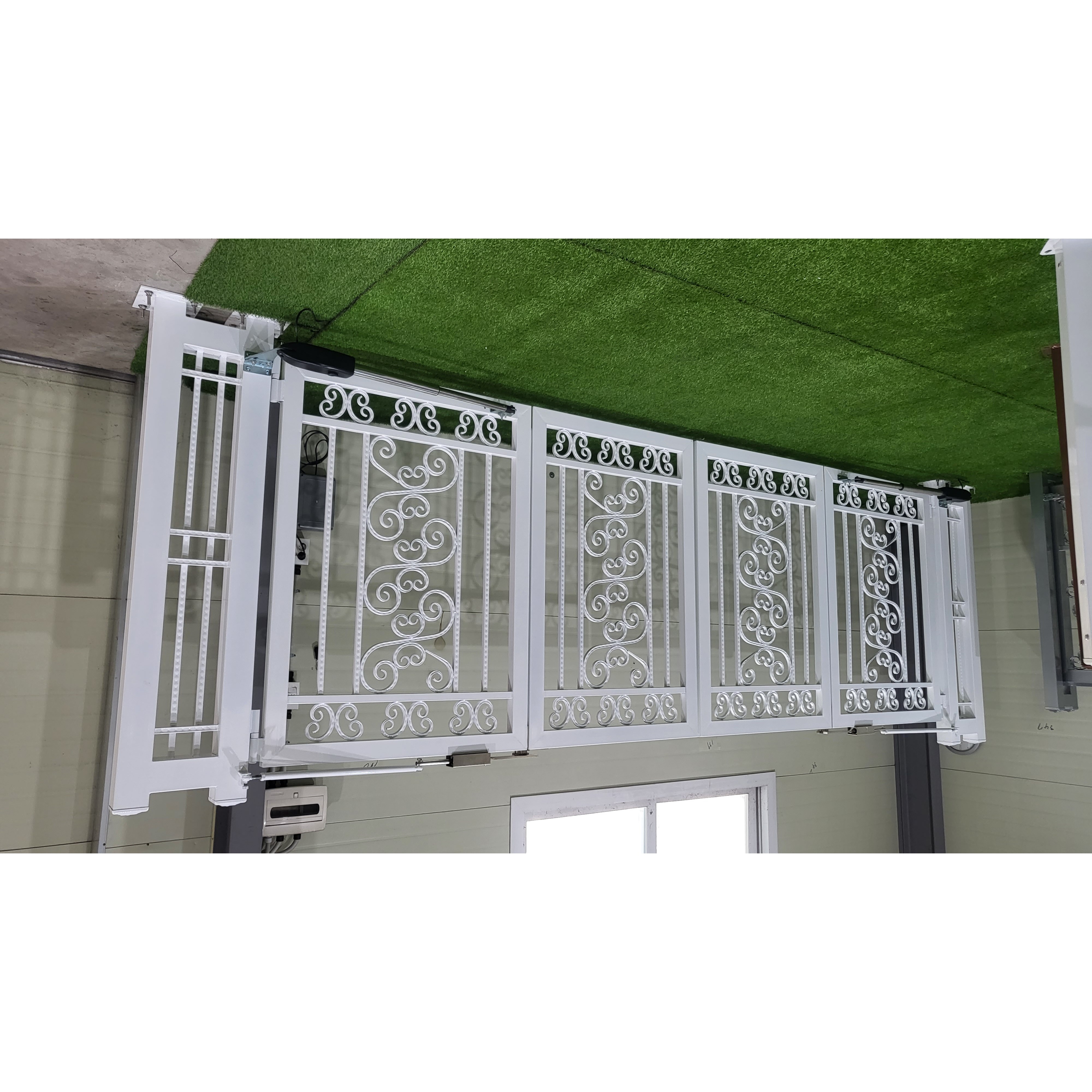 자동대문 합성목재 폴딩접이식 주택대문 단조대문 디자인대문 자체제작RH01, 1개 1,100,000원