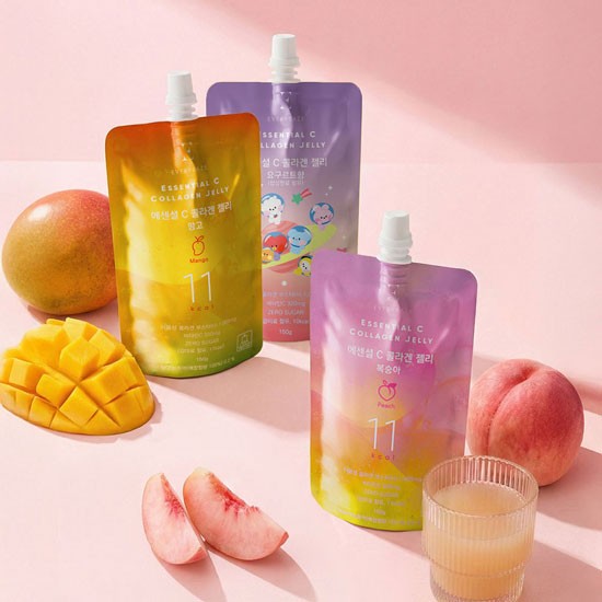 [콜라겐 함유] 에브리데이즈 에센셜 C 곤약젤리 비타민C 저칼로리 혼합 3가지맛(복숭아/망고/요구르트) 150g 10팩 3박스 56,200원