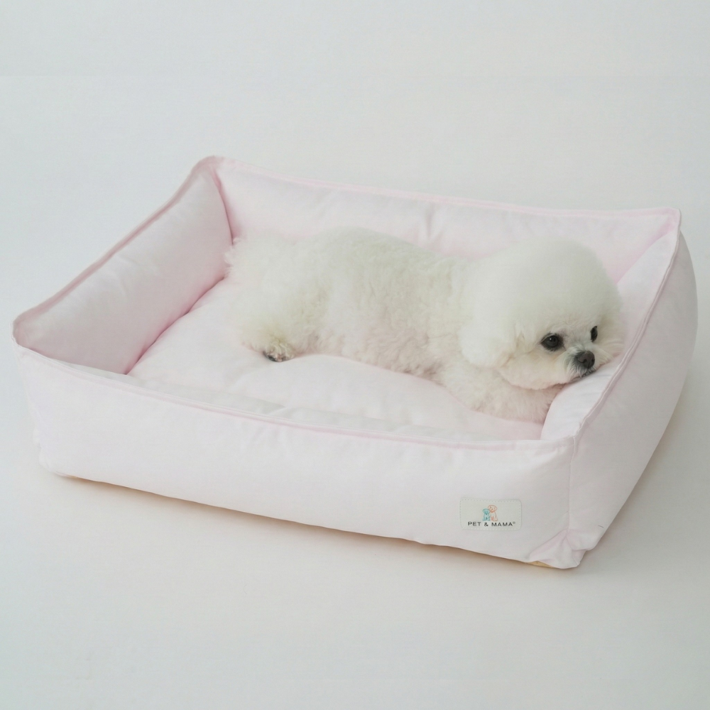 홀릭하임 털 안붙는 강아지 포근한 커버분리형 방수 방석 P02, 1개, 라이트핑크 29,500원