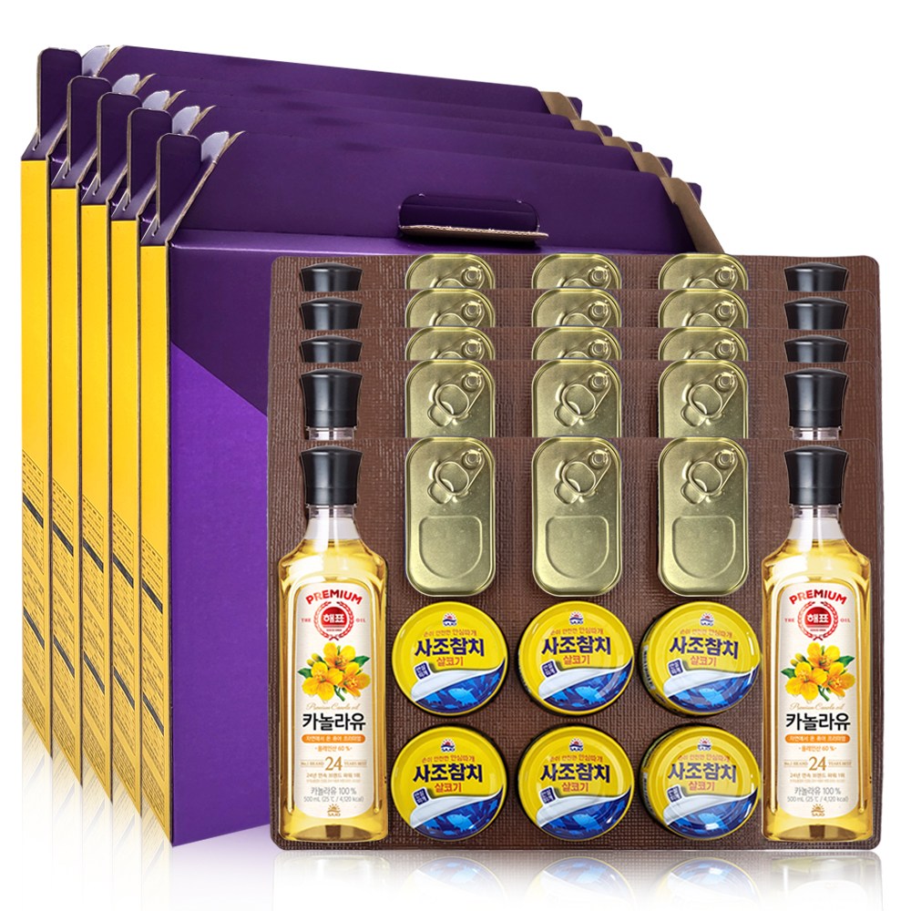 사조 안심특선 C-60호 선물세트 5세트, 5개 168,000원