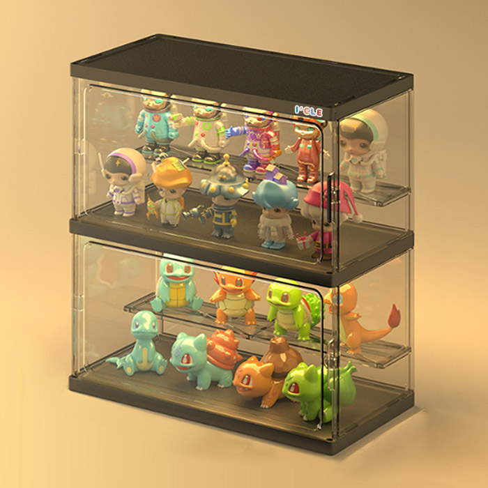 아이끌레 어셈블클리어 피규어 보관함 블랙 2단 13,320원