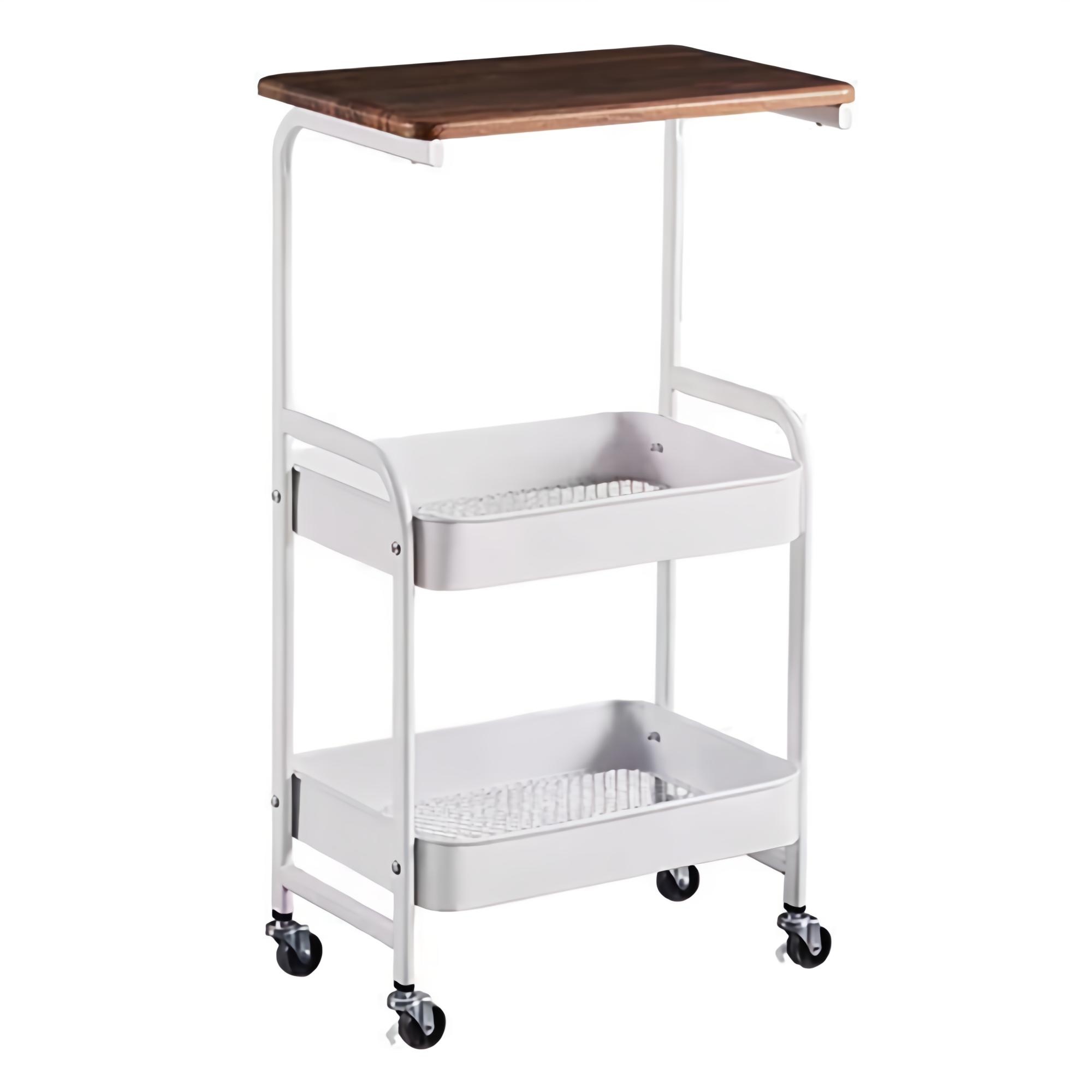 에버하우스 이동식 다용도 수납 트롤리, 화이트, 3단 29,800원