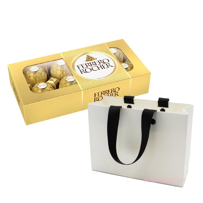 페레로로쉐 T8 사각+쇼핑백 초콜릿 화이트데이 발렌타인데이 수능 기념일 생일, 25개, 페레로로쉐 T8 사각+쇼핑백 231,500원