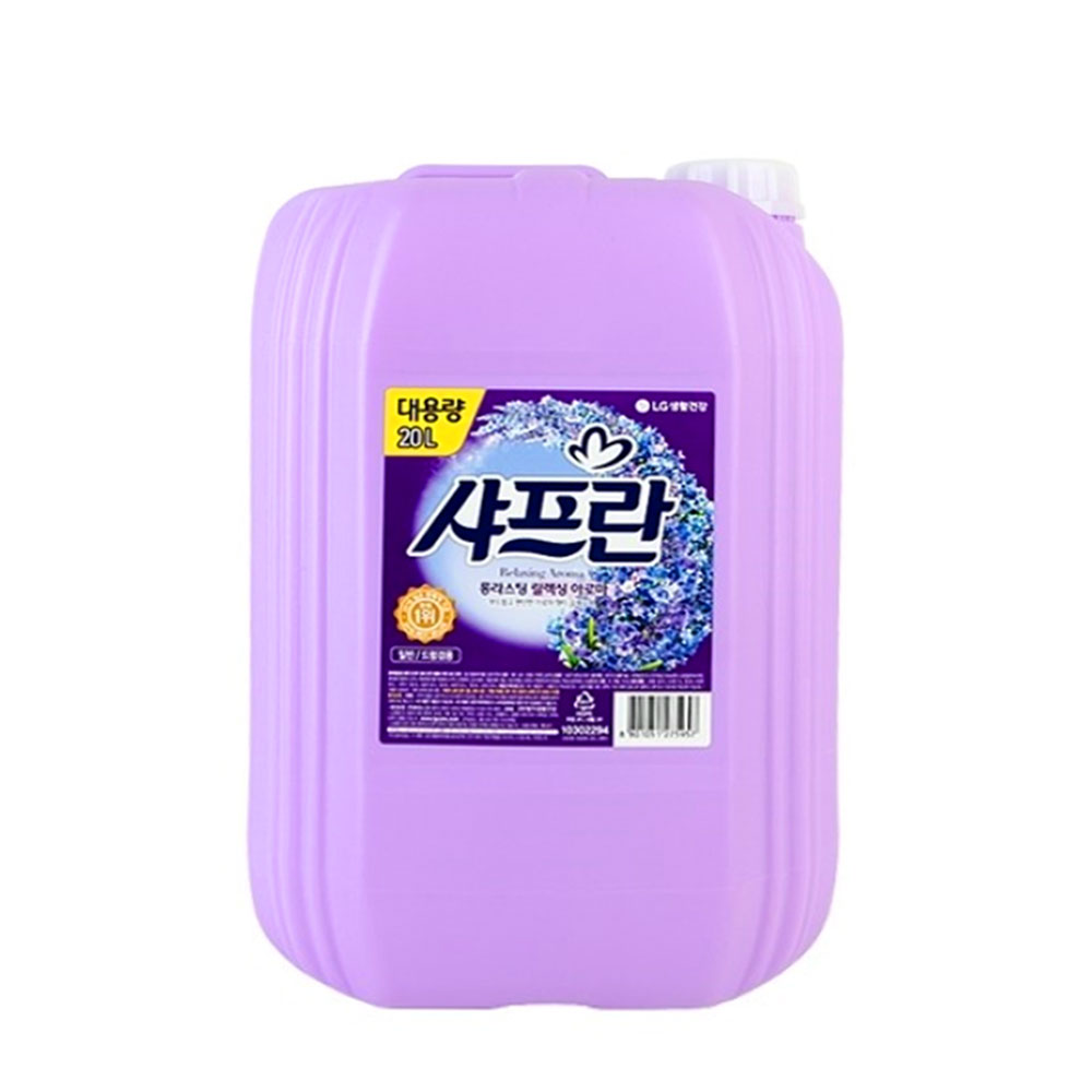 LG생활건강 샤프란 20L 섬유유연제 대용량 - 1통 20,940원