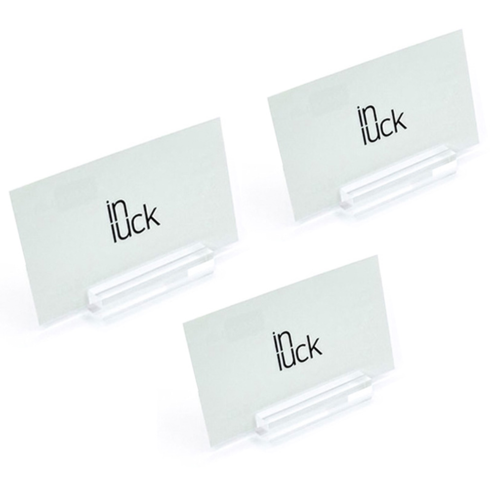 인럭 아크릴 가격표 메모 꽂이, 3개, 투명 8,600원