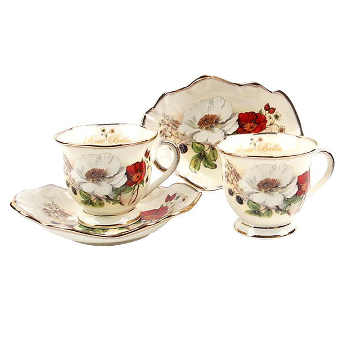 로즈벨라 2인조 커피잔 잔 컵 찻잔 물컵, 1세트 51,300원