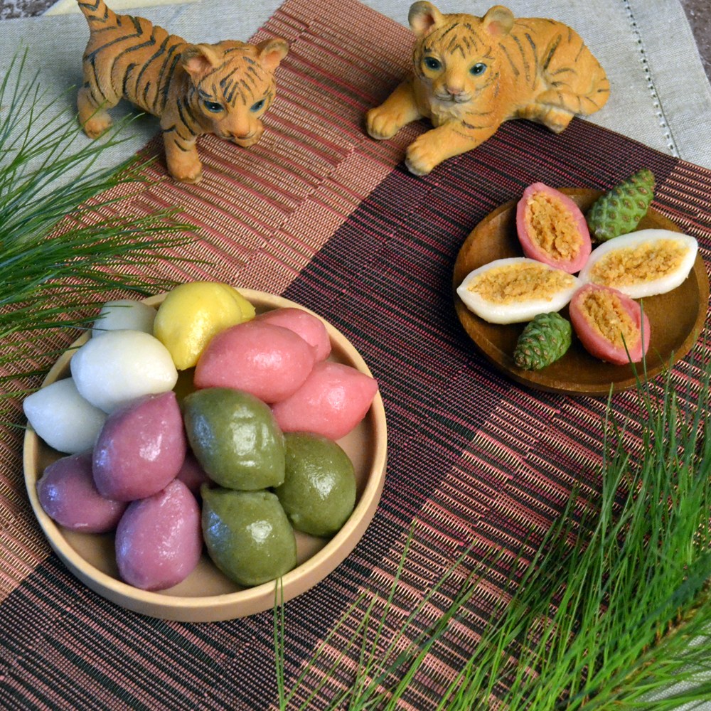 굳지않는 오색 송편(깨) 1kg, 1kg, 1개 13,900원