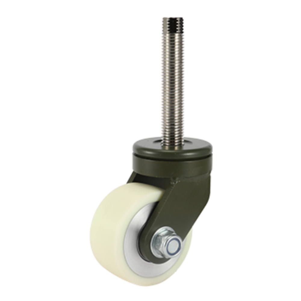 고하중 M24 볼트형 캐스터 하중 350kg 8cm(3인치) 회전 주형 우레탄 바퀴 147,000원