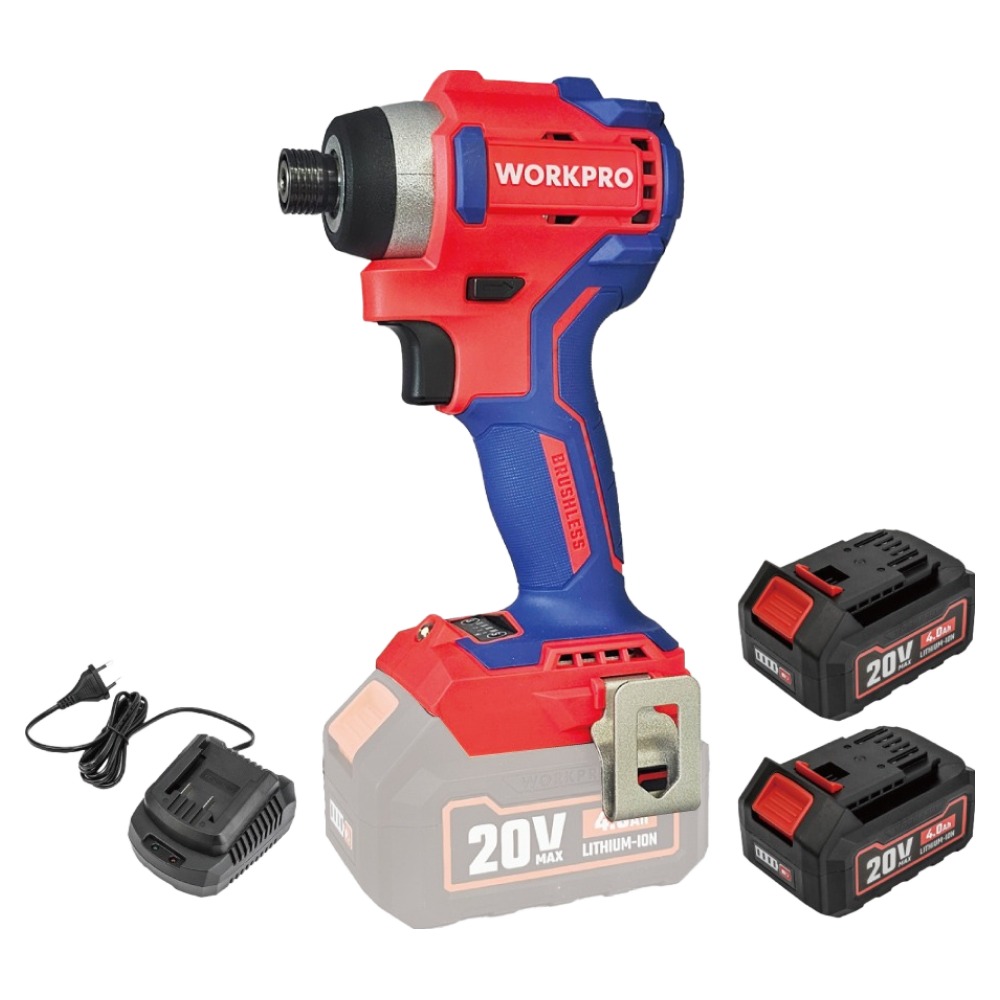 워크프로 20V 충전임팩드라이버세트 4.0ah WP390103, 1세트 197,000원